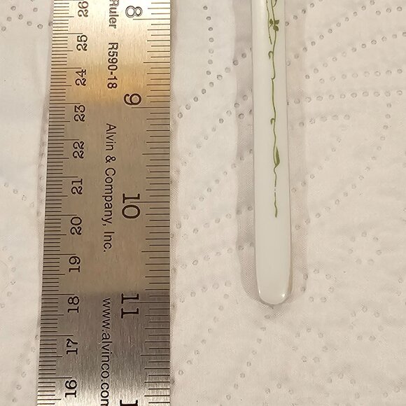 Vintage Salad Serving Set With Floral Design Handles Stainless Steel - Picture 10 of 15